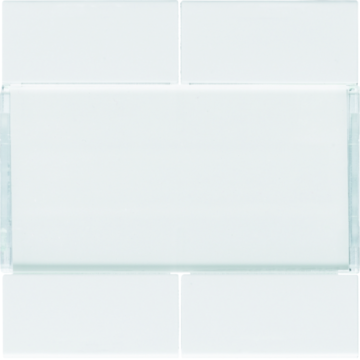 Enjoliveur gallery 4 boutons poussoirs KNX finition Pure