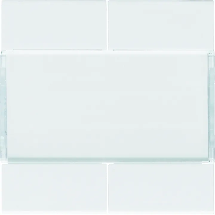 Enjoliveur gallery 4 boutons poussoirs KNX finition Pure