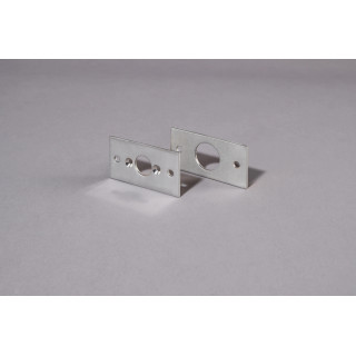 GACHE_P-16 - Gâche Platine Rectangulaire 16 mm Pour Verrou 40-80