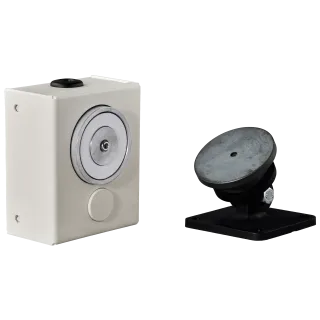 KIT VDM45-40B - Ventouse murale à émission - 40 daN - Monotension 24VCC + Contre plaque Articulée