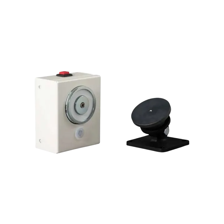 KIT VEM45BI-BT - Ventouse murale à rupture - Bitension 24VCC/20daN - 48VCC/50daN + Contre Plaque Articulée