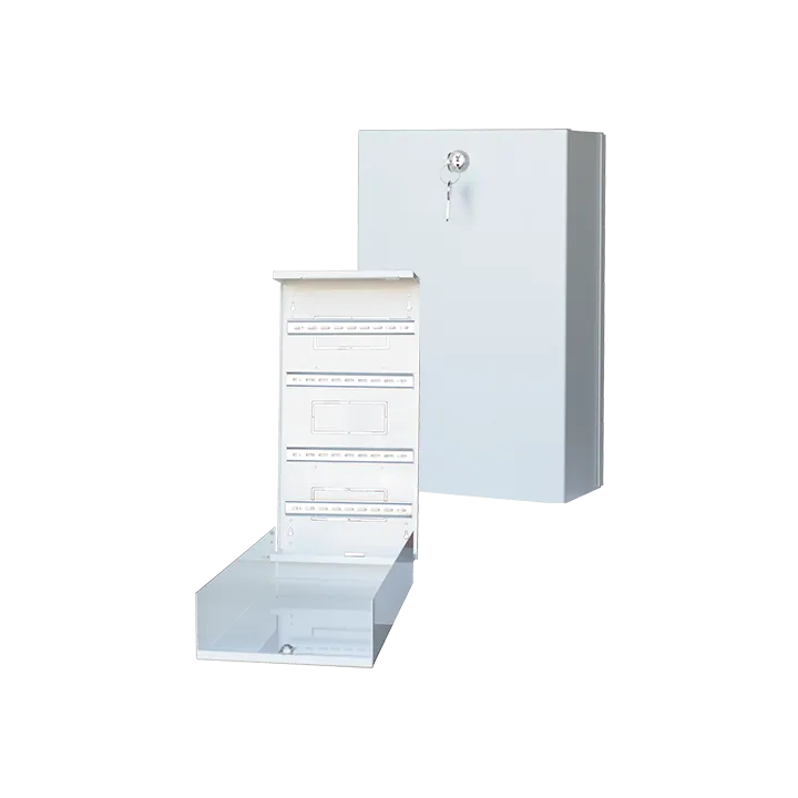 Coffret Tole 9010 H600Xl290Xe110 + Serrure