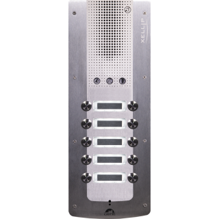 Portier audio Full IP/SIP 10 boutons d'appel conforme loi Handic