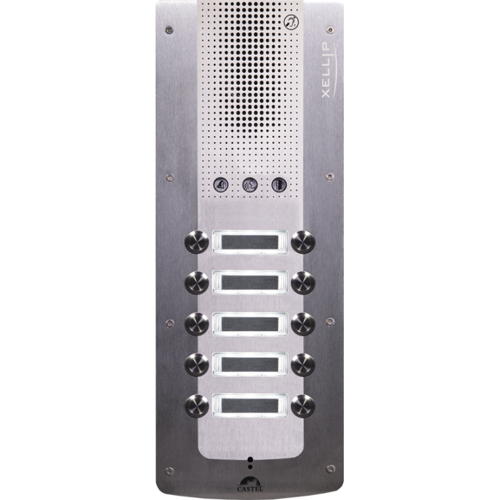 Portier audio Full IP/SIP 10 boutons d'appel conforme loi Handic