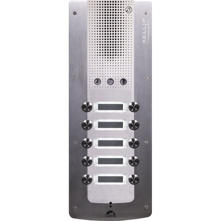 Portier audio Full IP/SIP 10 boutons d'appel conforme loi Handic