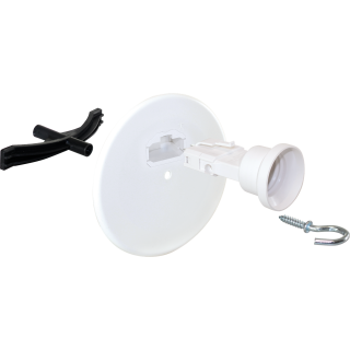 Kit fix. Lum + couv DCL D120 + piton 60mm + douilles DCL E27 (D)