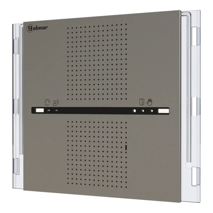 Module Supra Aluminium Pour Groupe Audio, Sans Bouton, 1 Haut 111Mm