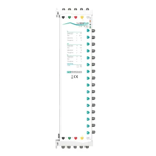 Multiswitch XS5 actif, réglage de gain 5E-16S