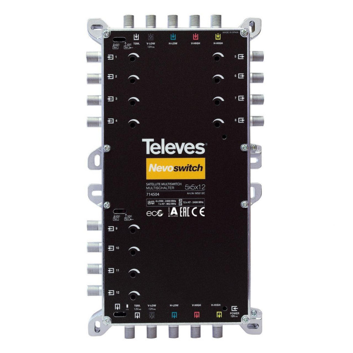 NEVOSWITCH 5x5x12 F TERMINAL/CASCADABLE