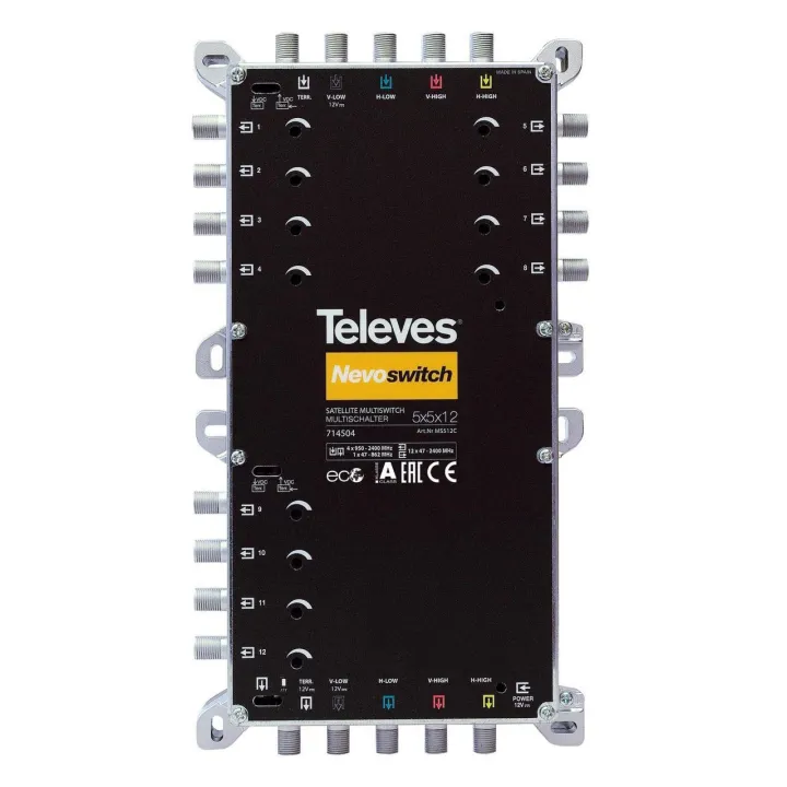 NEVOSWITCH 5x5x12 F TERMINAL/CASCADABLE