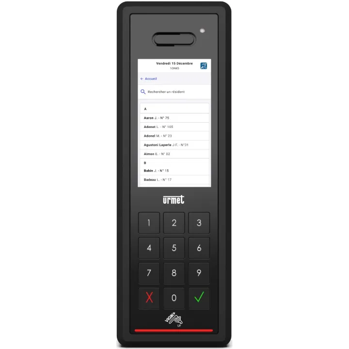 Poste Audio 1+N Miro 3T pour systèmes URMET