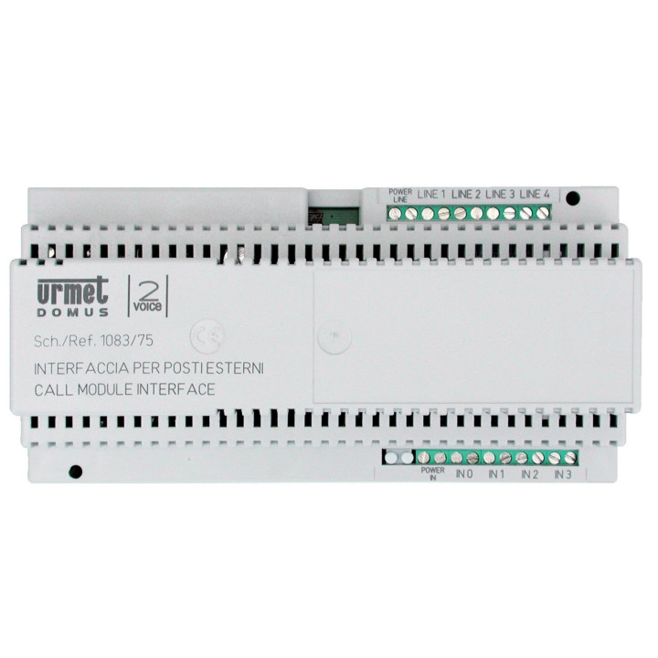2Voice Interface 4P 4C pour systèmes URMET