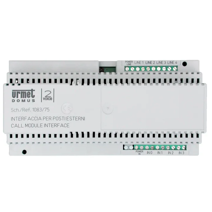 2Voice Interface 4P 4C pour systèmes URMET