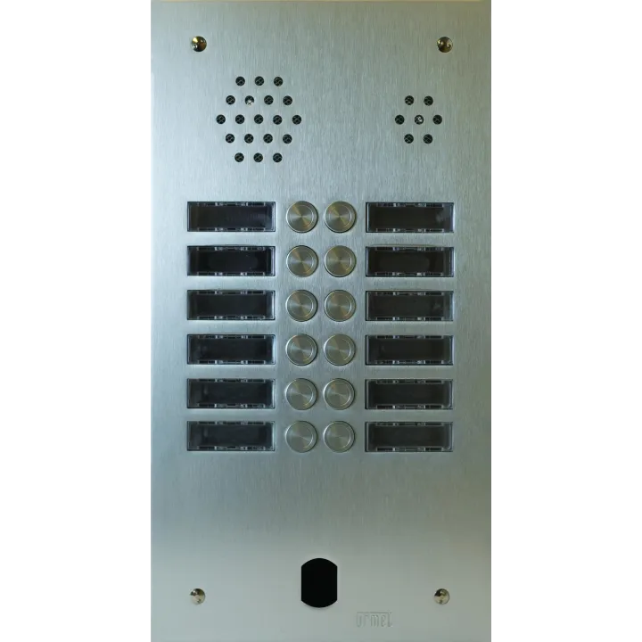 Plaque Audio Alu 2R 12Bp 2Voice Complete