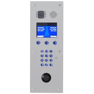 Kit Audio Préprogrammé, 2Voice, Platine Et Postes, 1 Rangée, 8 Boutons
