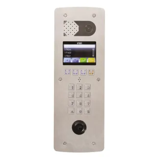 Platine Vidéo À Défilement 2Voice Graphique Perçage T25 - Inox Bord De Mer