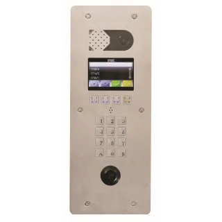 Platine Vidéo À Défilement 2Voice Graphique Perçage T25 - Inox Format Db