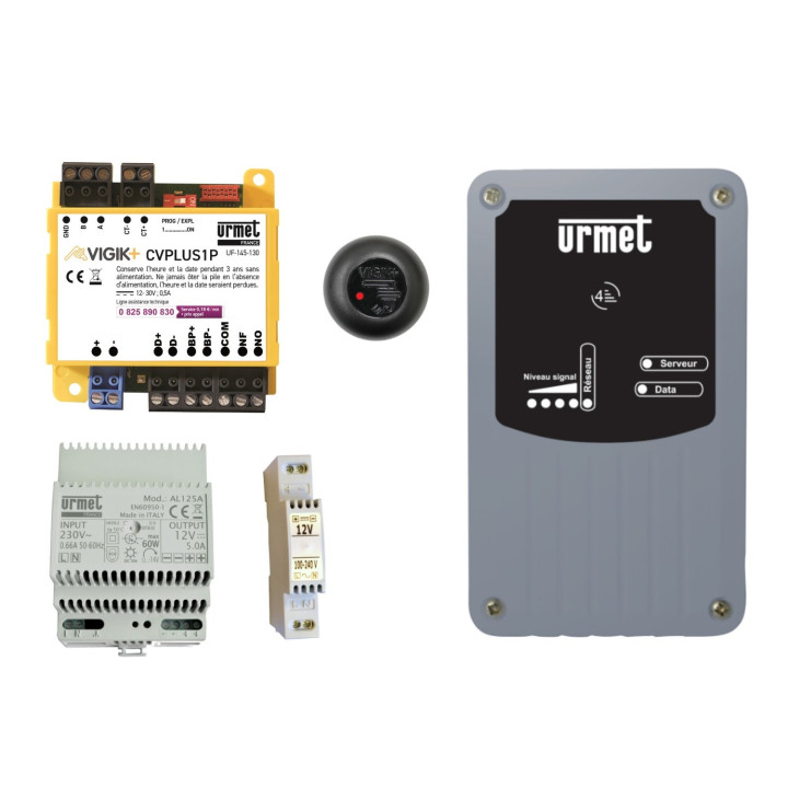 Kit Complet Avec Alim, Centrale Certifiée Vigik+, Lecteur, Modem Data. Abonnement 10Ans