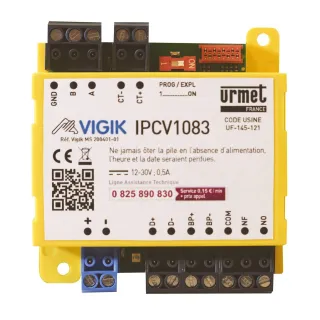 Microcentrale 1P Vgk Connectee pour systèmes URMET