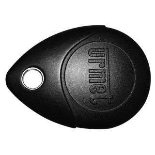Badge Mifare 13.56 Mhz Noire, Ip68, Ik8, Avec Œillet Métallique Pour Résidents