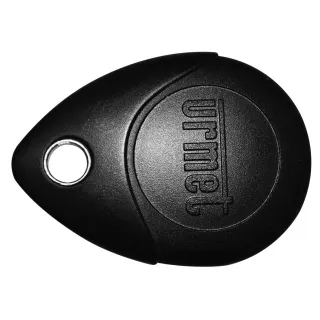 Badge Mifare 13.56 Mhz Noire, Ip68, Ik8, Avec Œillet Métallique Pour Résidents