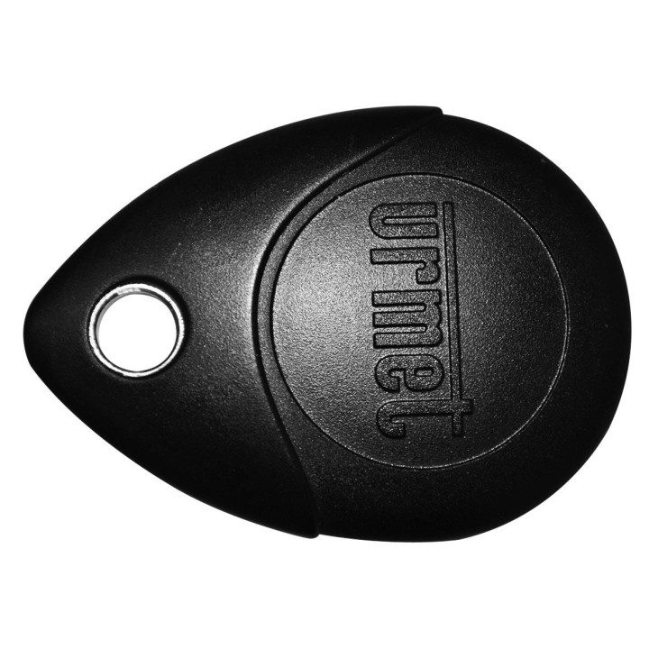 Badge Mifare 13.56 Mhz Noire, Ip68, Ik8, Avec Œillet Métallique Pour Résidents