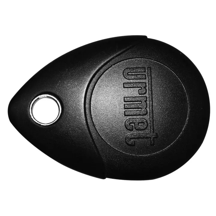 Badge Mifare 13.56 Mhz Noire, Ip68, Ik8, Avec Œillet Métallique Pour Résidents