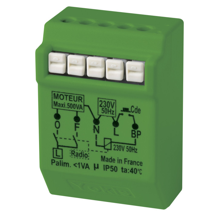 Micromodule Volet Roulantenne Encastré Radio Power