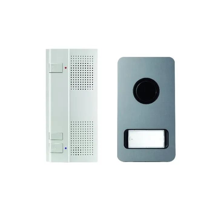 Kit Audio Mikra Alu 2 Fils Mains Libres pour systèmes URMET