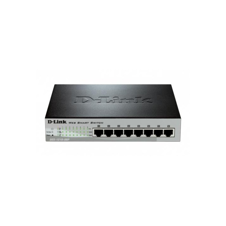 Switch 8 Giga Poe 65W Sfp pour systèmes URMET
