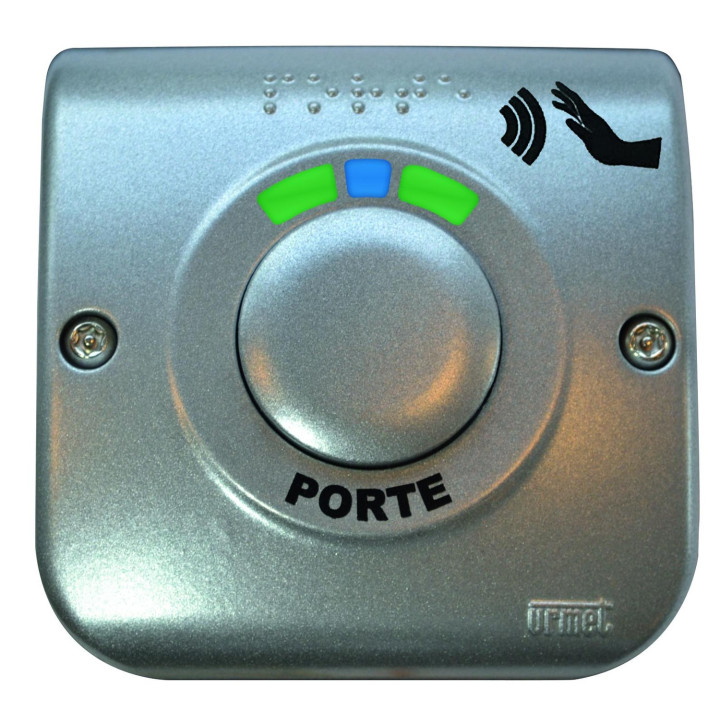 Bouton Sortie Sans Contact, Conforme Loi Handicap, Buzzer, Voyant, Ip54/Ik10