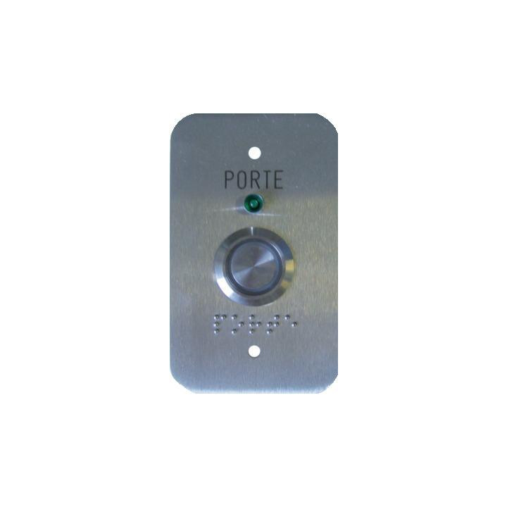 Bouton Poussoir De Sortie No/Nf 60 X 100 Lumineux Handicap