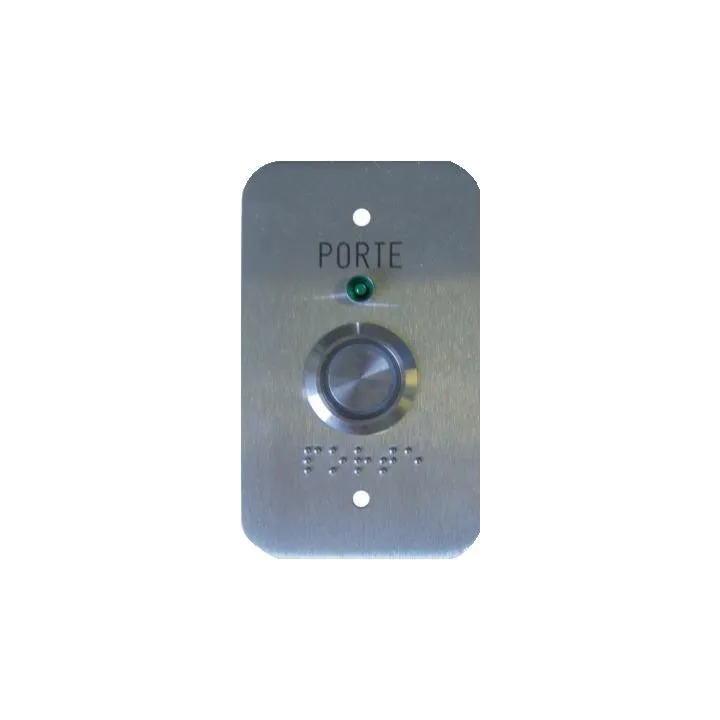 Bouton Poussoir De Sortie No/Nf 60 X 100 Lumineux Handicap