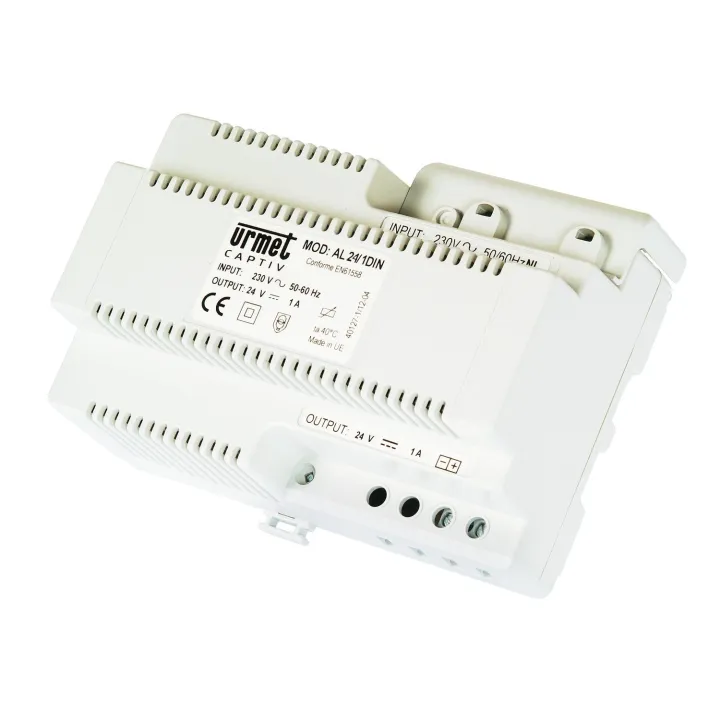 Alimentation 24Vcc 1A, Rail Din 6 Modules, Conforme En61558
