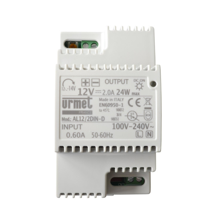 Alimentation Régulée 12Vcc 2A, Réglable 12-14V, 3 Modules, Voyant Secteur