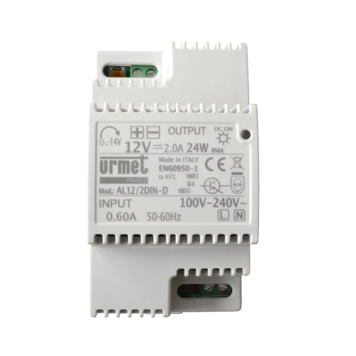 Alimentation Régulée 12Vcc 2A, Réglable 12-14V, 3 Modules, Voyant Secteur