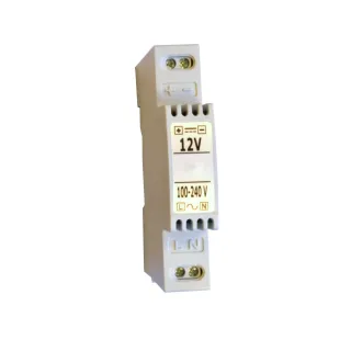 Alimentation Régulée 12Vdc 1A, Boîtier Din 1 Module, Protégé, Classe 2