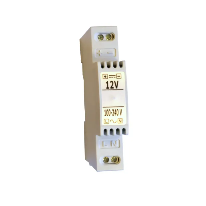Alimentation Régulée 12Vdc 1A, Boîtier Din 1 Module, Protégé, Classe 2