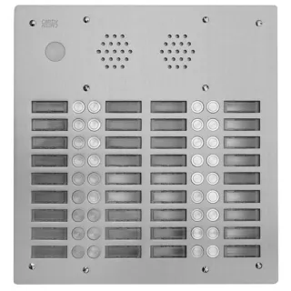 Plaque AV Alu 6Mm 4R 28Bp pour systèmes URMET