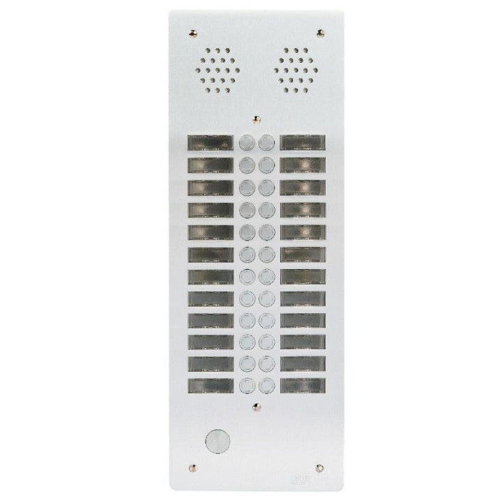Plaque AV Alu 6Mm 2R 24Bp pour systèmes URMET
