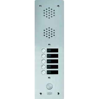 Plaque Av Alu 6Mm 1R 05Bp pour systèmes URMET