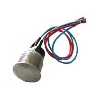 Bouton Seul Inox No/Nf Ø 19Mm pour systèmes URMET