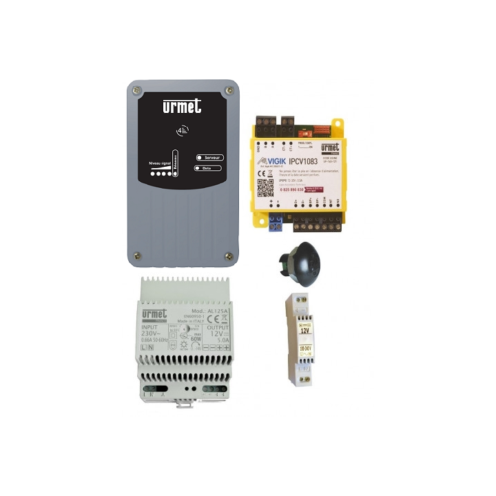 Kit Prêt À Poser Avec Modem Data V4, Centrale Ipcv1083 Et Alimentations.