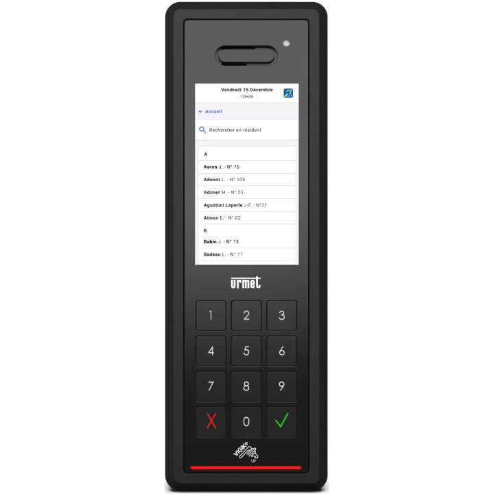 Platine Tactile Hizi Gsm 4G Avec Vigik+ Avec Abonnement 25 Logements Pour 15 Ans
