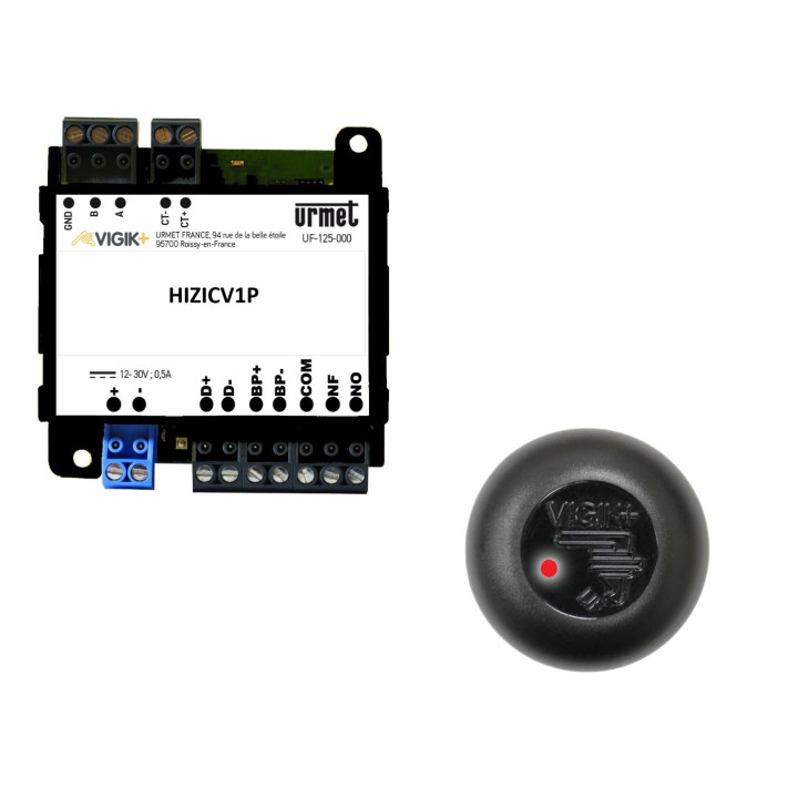 Kit Vigik+ : Centrale Hizicv1P + Lecteur T25Plus, Sécurité Renforcée