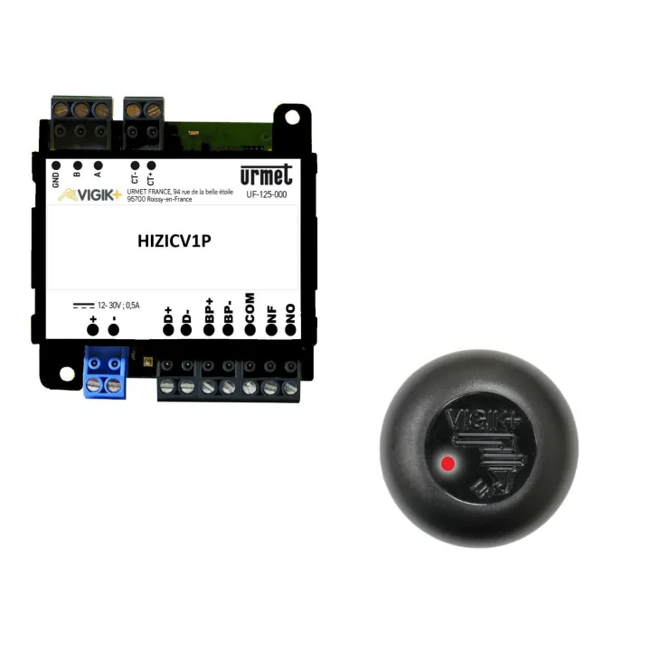 Kit Vigik+ : Centrale Hizicv1P + Lecteur T25Plus, Sécurité Renforcée