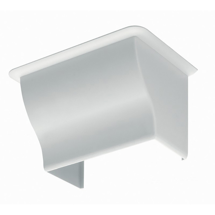 Sortie De Plafond -Pour Goulotte De Distribution Viadis 120X60Mm-Pvc Blanc Artic