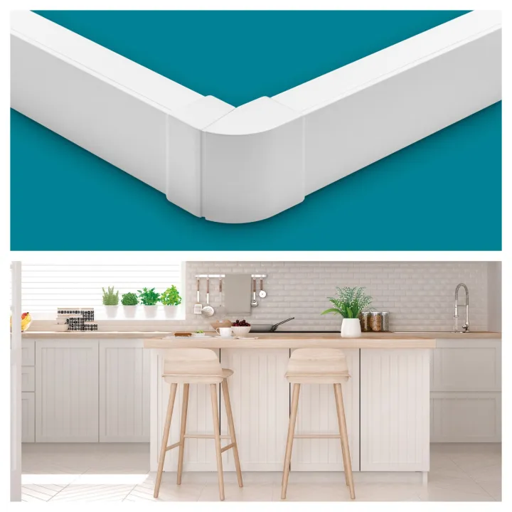 Sortie De Plafond -Pour Goulotte De Distribution Viadis 120X60Mm-Pvc Blanc Artic