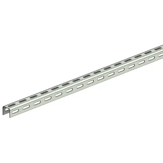 Profil Perforé En U U24/24 Perforation 7X25Mm Et Longueur 3M Finition Gs