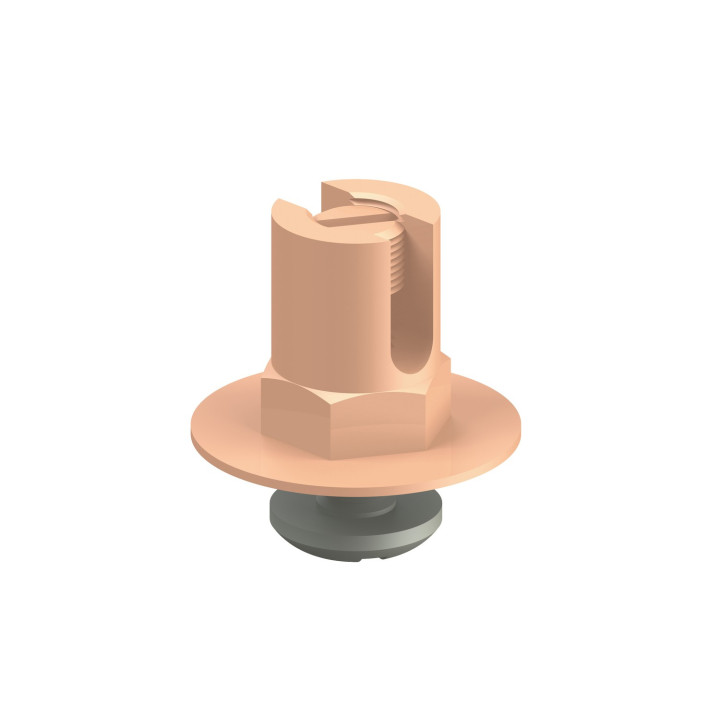 Borne Protection Tôle Blt6/35 Laiton